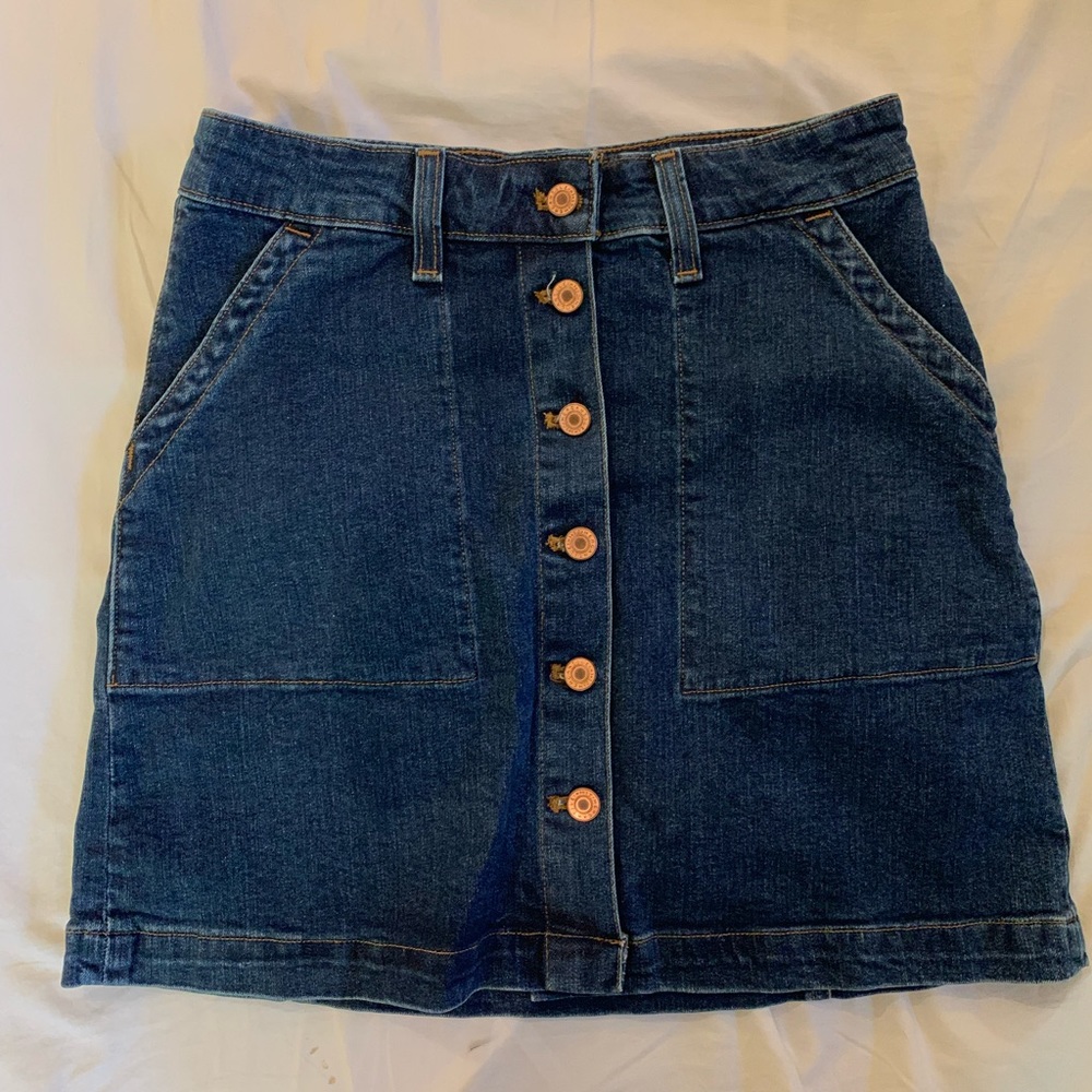 J Crew Denim Skirt
